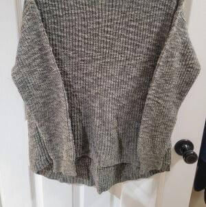 Madewell Green Cotton Knit Round Neck Long Sleeve Sweater‎ Womens Size L